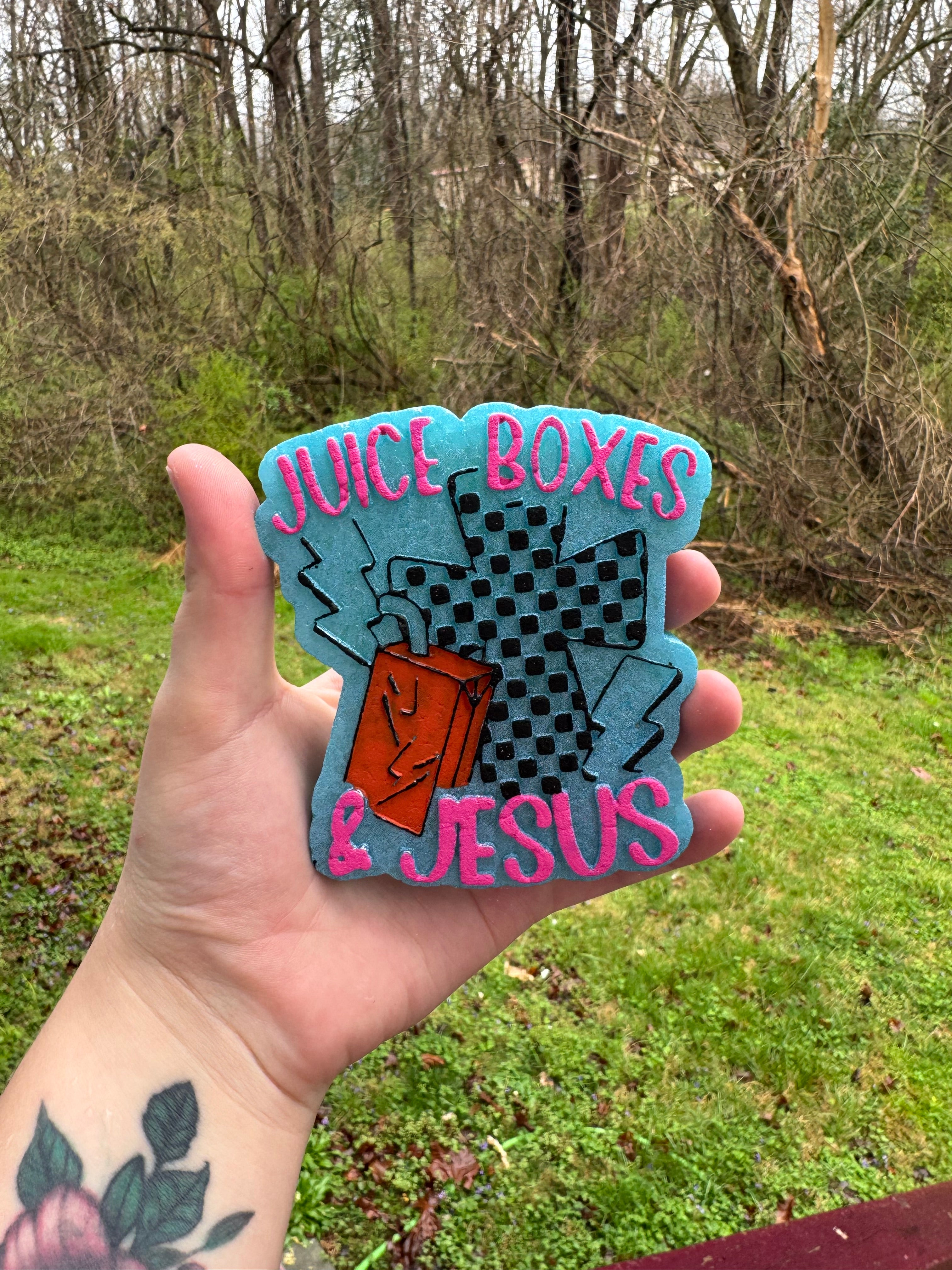 Juice Boxes and Jesus Freshie