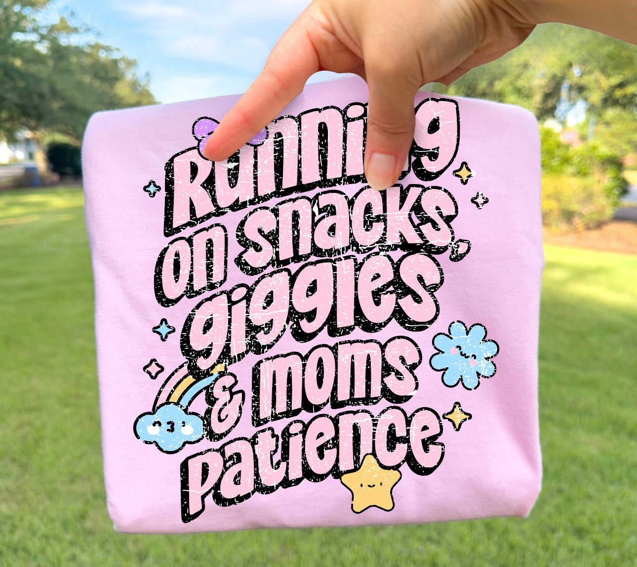 Giggles and Moms Patience T-shirt