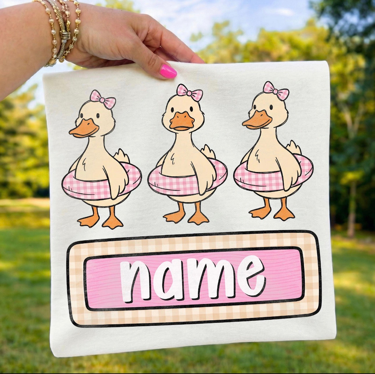 Duck Custom Name T-Shirt