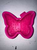 Turquoise Cheetah Butterfly Freshie