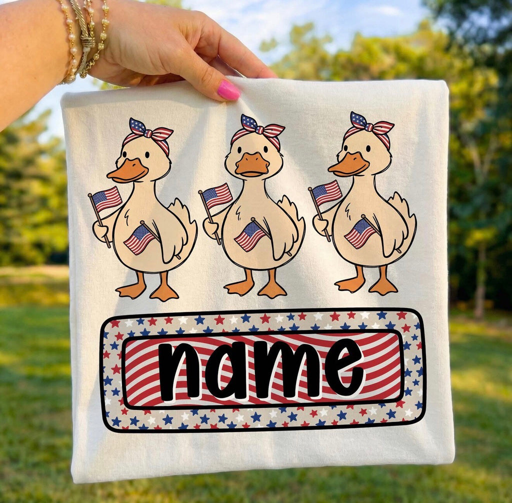 USA Custom Duck T-Shirt