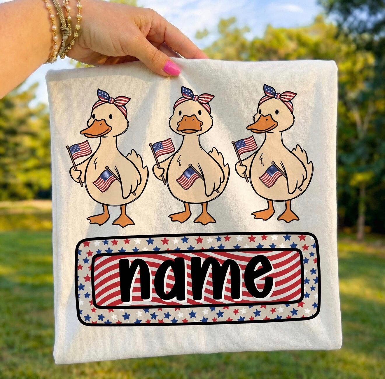 USA Custom Duck T-Shirt