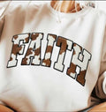 Cow Print Faith T-Shirt