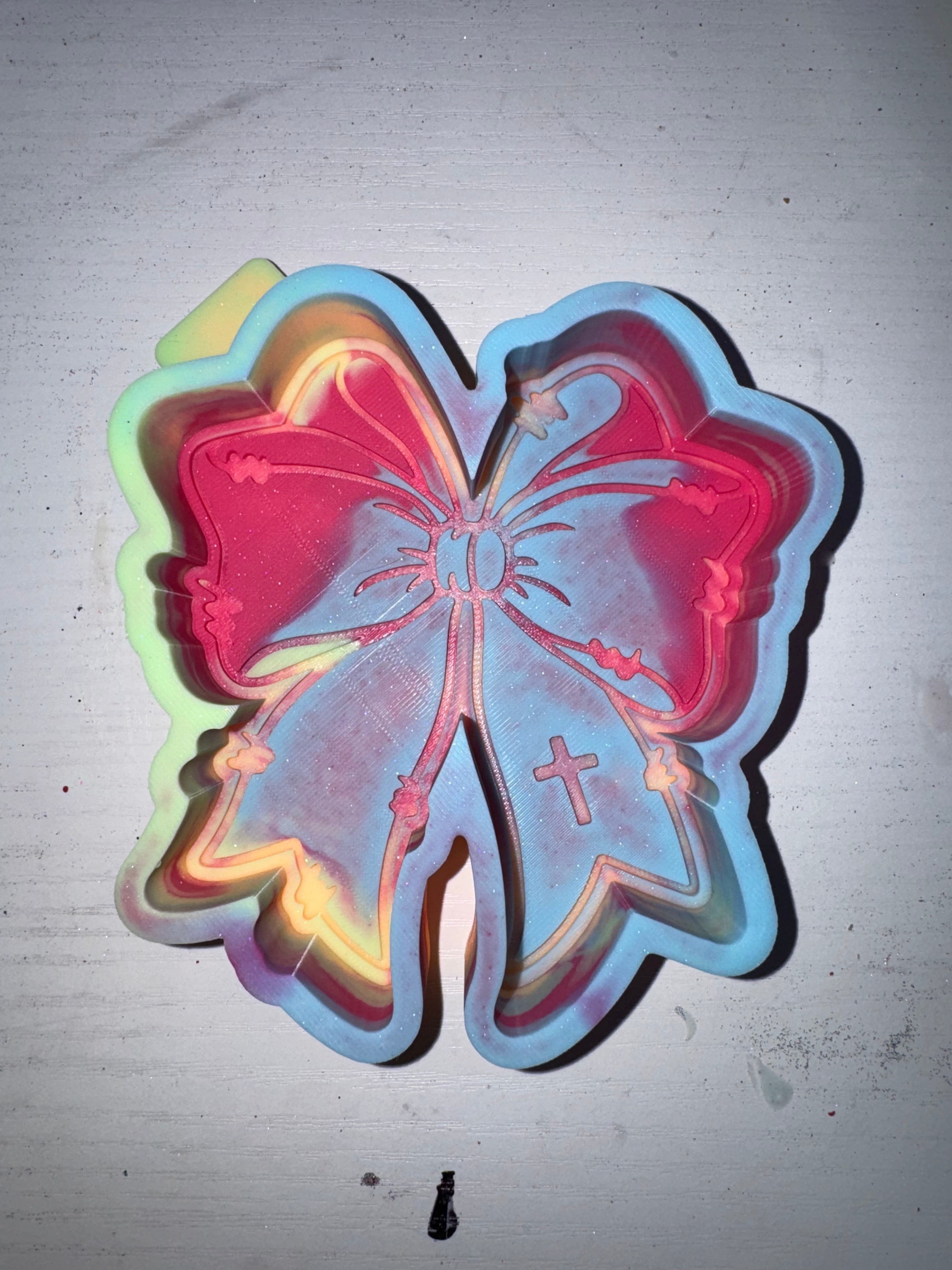 Bow with Cross Freshie