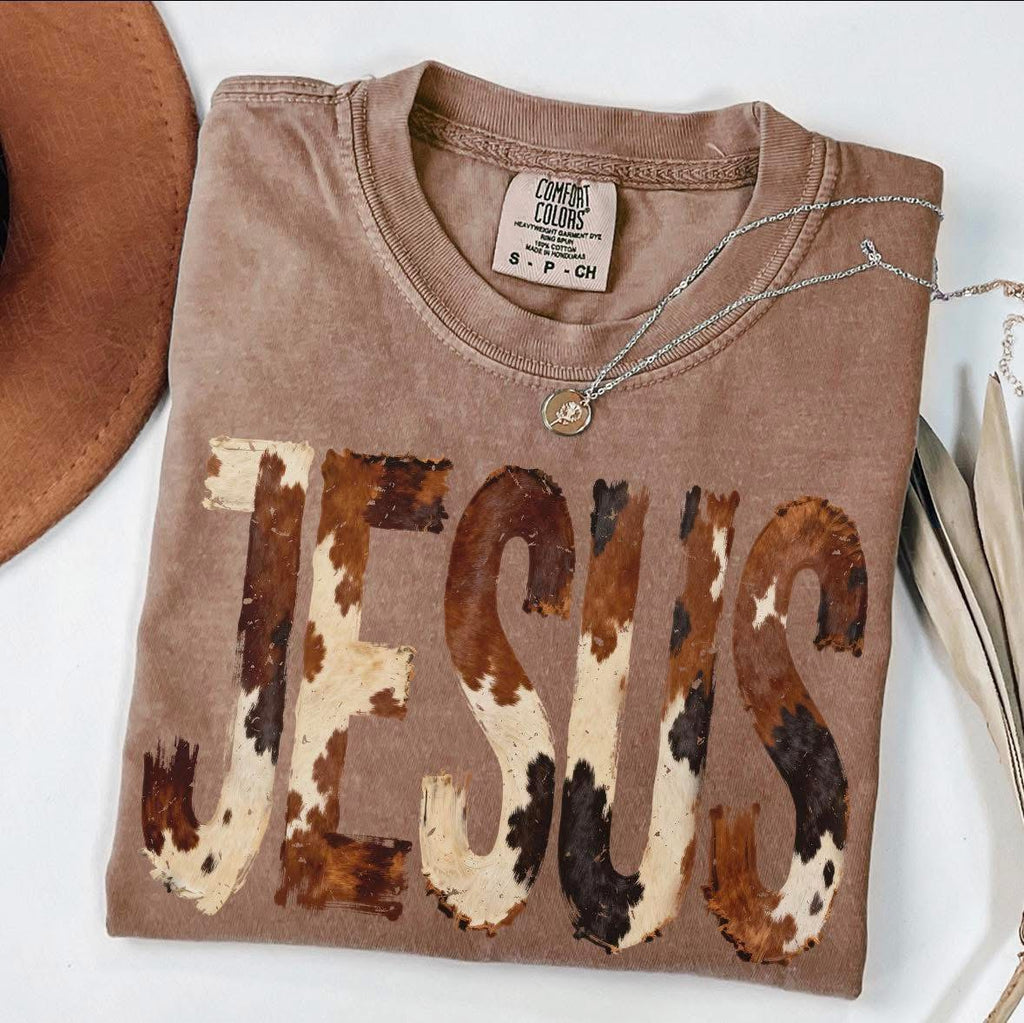 Cow Hide Jesus T-Shirt