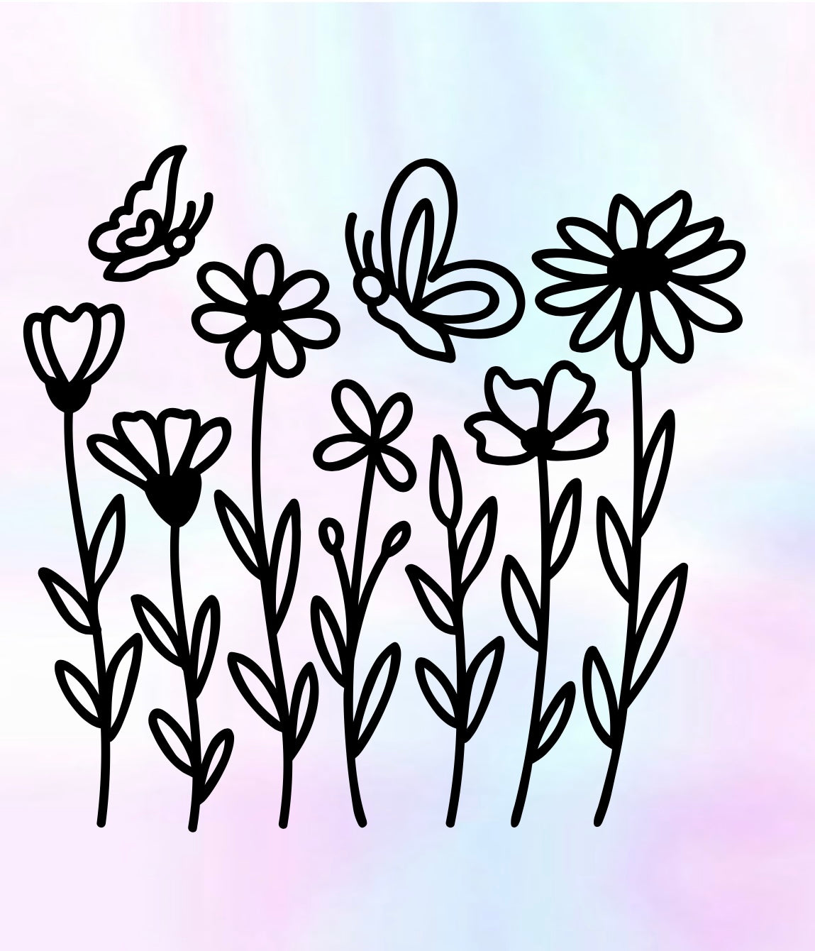 Flower Decal