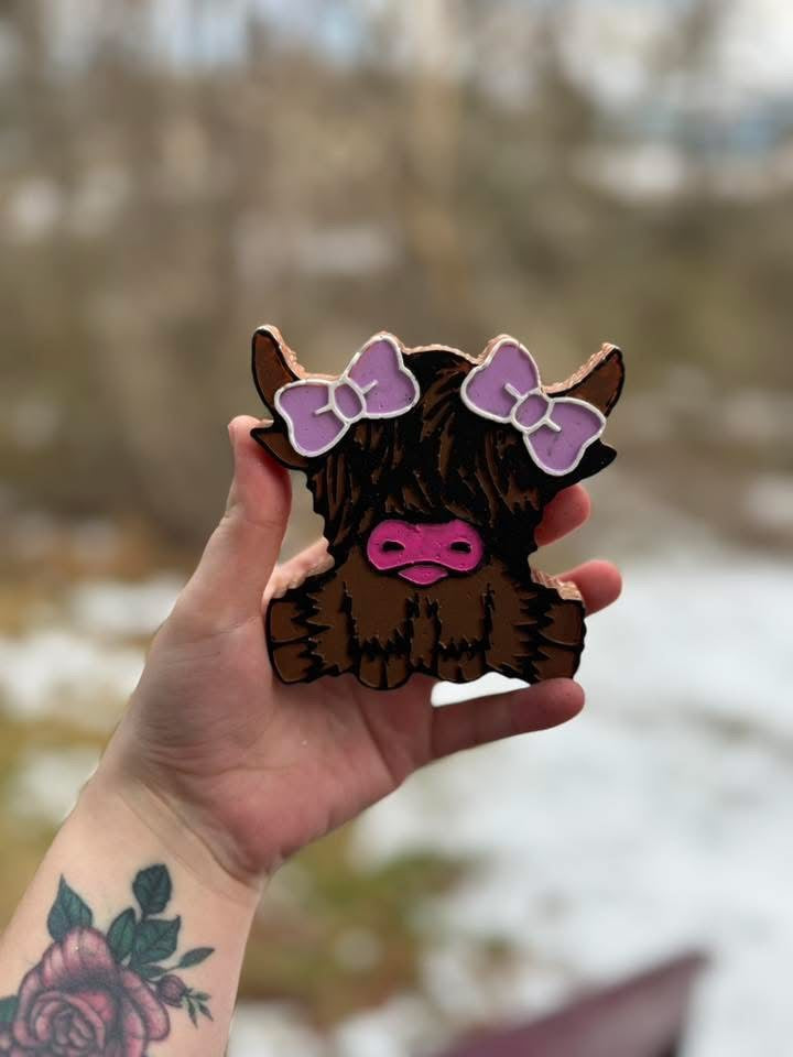 Cow with Bows Freshie