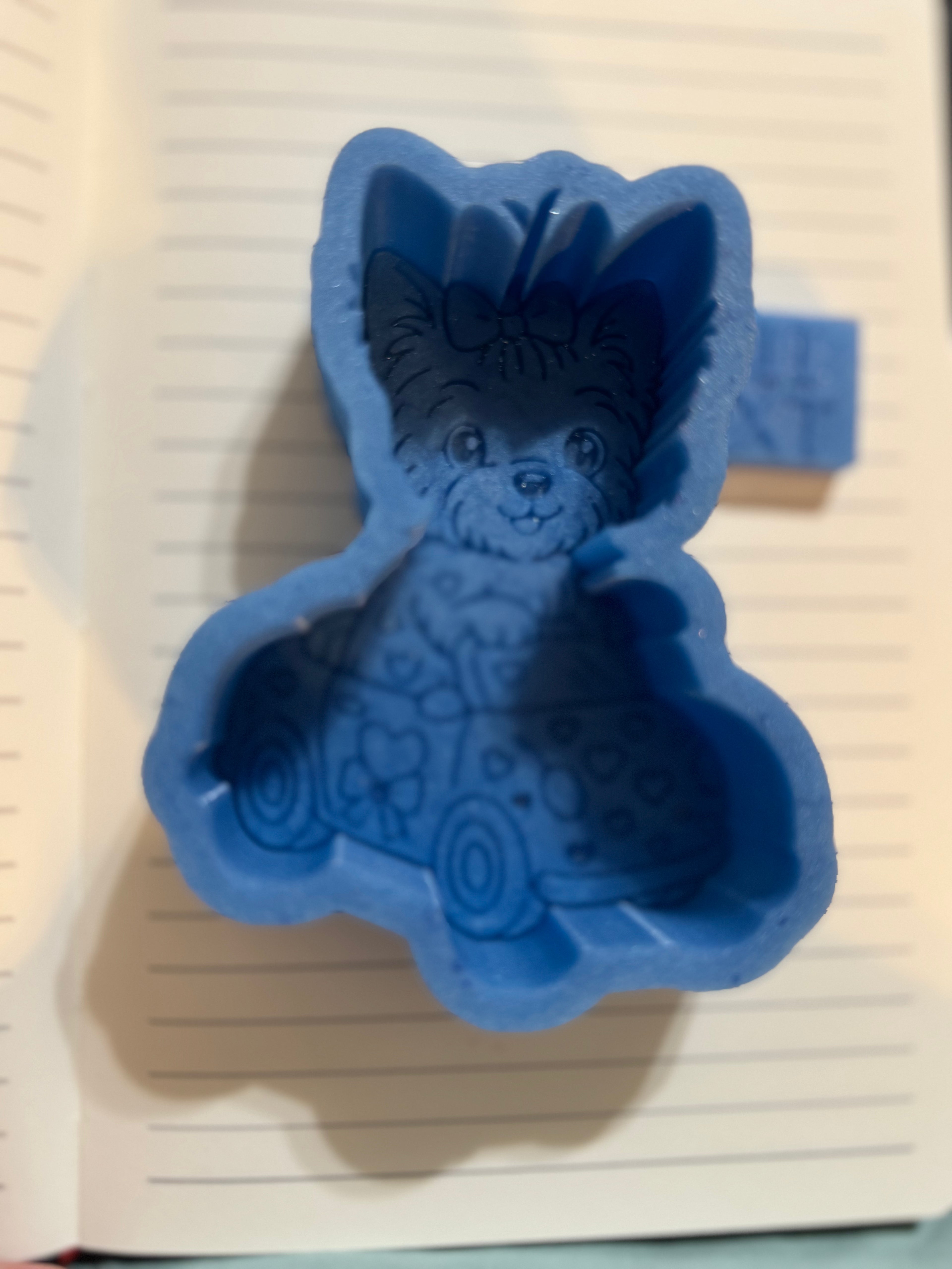 Yorkie in Car Freshie